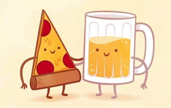 Милые рисуночки еда