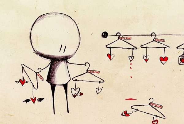 Человечек с большой головой