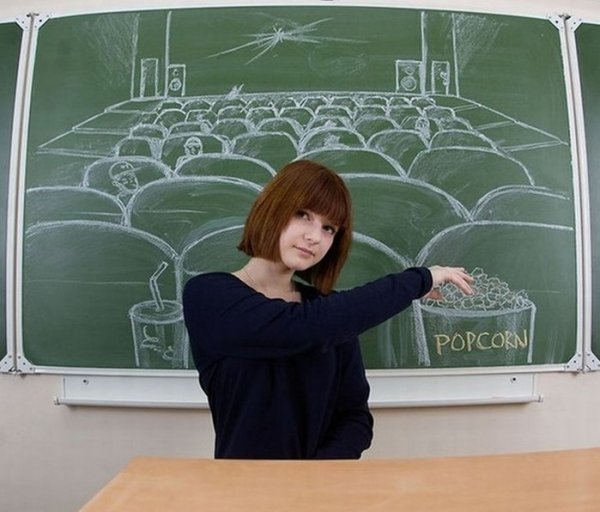 Школьная доска для рисования