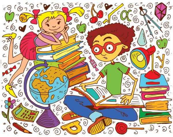 Иллюстрации на школьную тематику