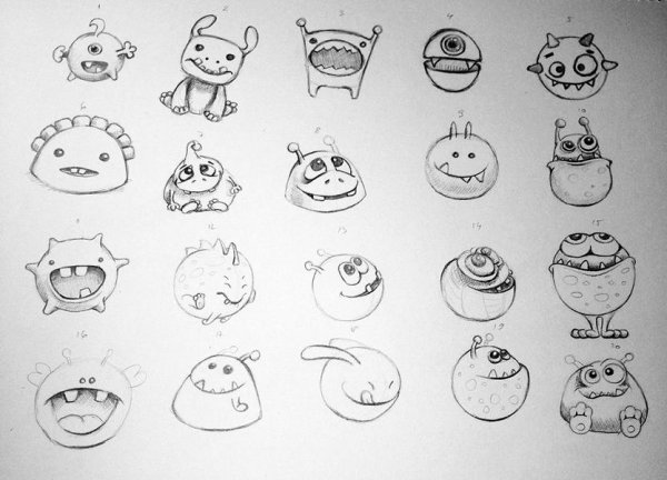 Чудики для срисовки