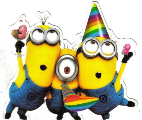 Миньоны с днем рождения