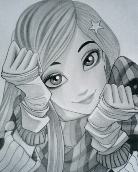 Аниме карандашом