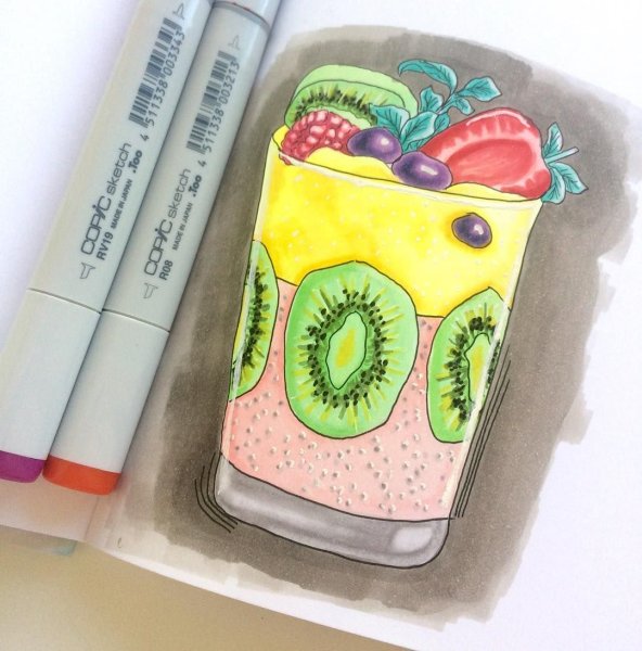 Рисунки для скетчбука фломастерами