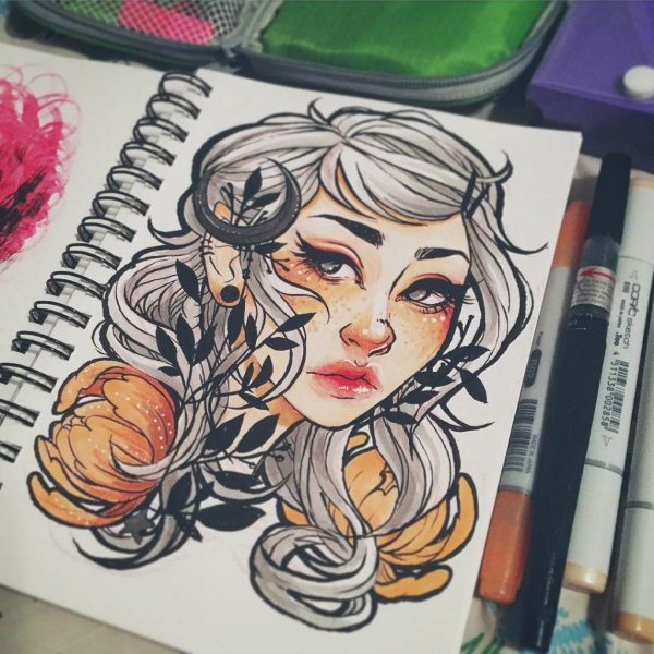 Скетчбук для маркеров