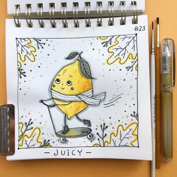 Аечнлые рисунки для скетчбука