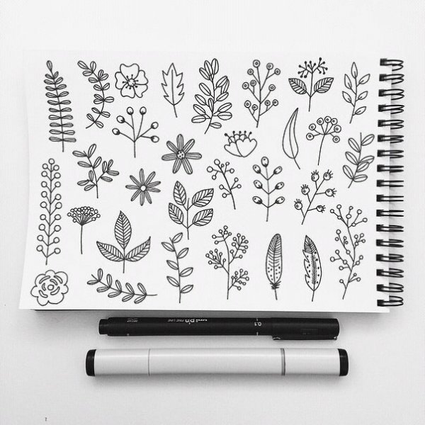 Маленькие рисунки для скетчбука