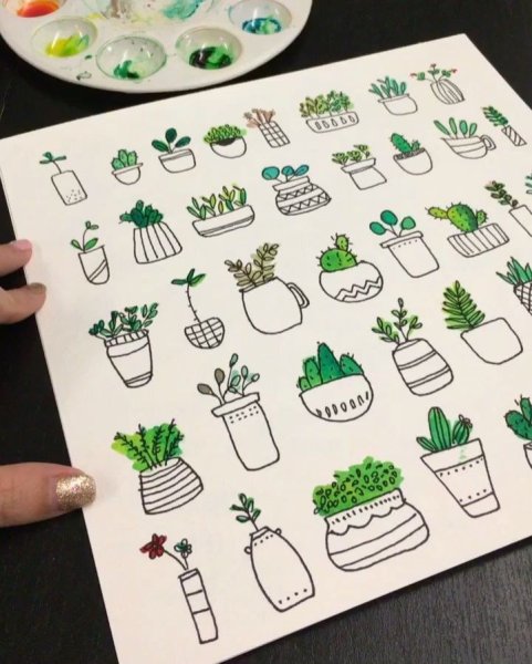 Маленькие рисунки для скетчбука