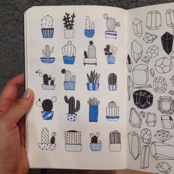 Маленькие рисунки для скетчбука