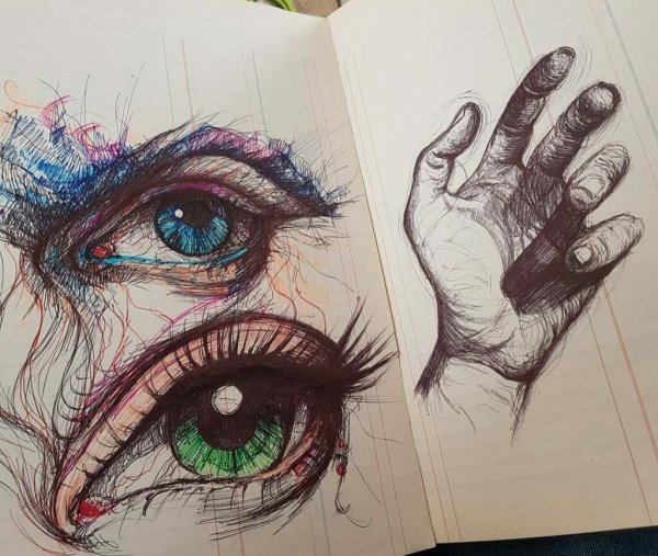 Необычные рисунки для начинающих