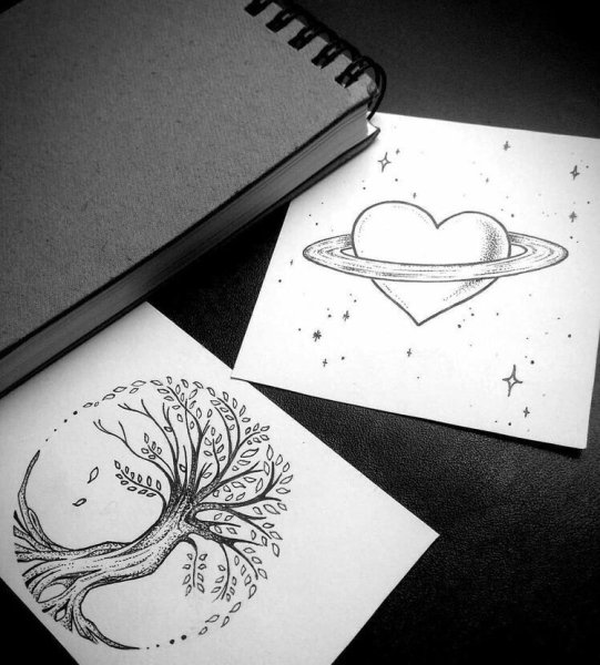 Красивые зарисовки для скетчбука легкие