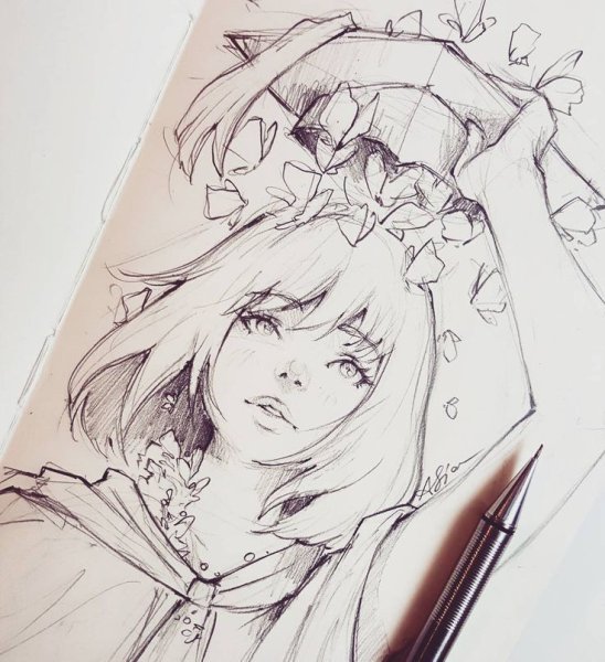 Наброски для рисования артов