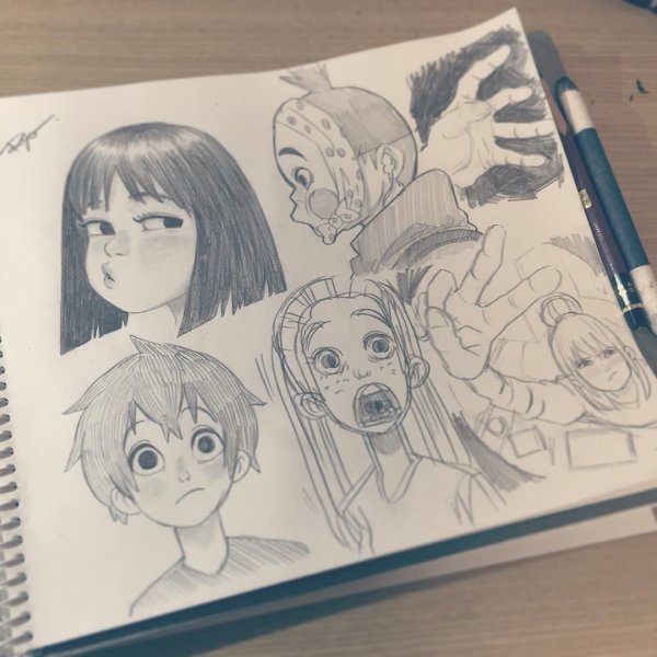 Идеи для скетчбука аниме