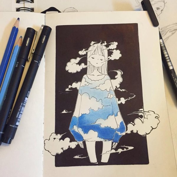 Скетчбуки для рисования аниме