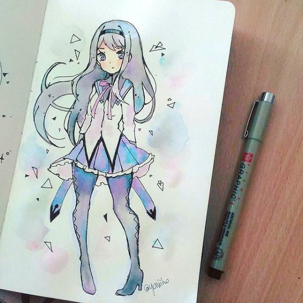 Рисунки для скетчбука в полный рост