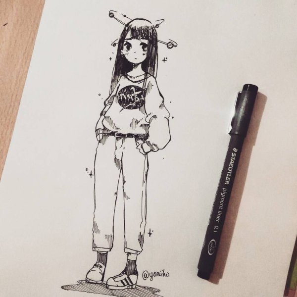 Аниме для скетчбука