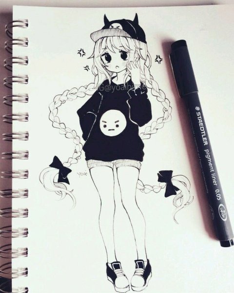 Аниме акварелью для начинающих