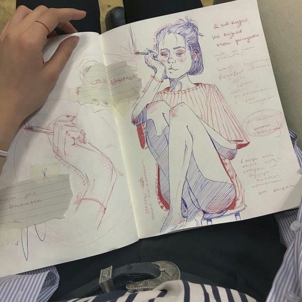 Скетчбук для рисования людей