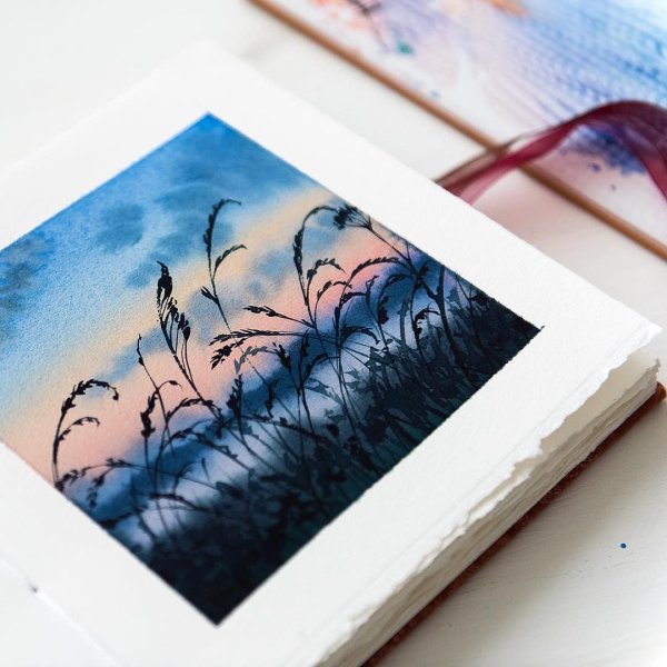 Скетчбук для рисования акварелью