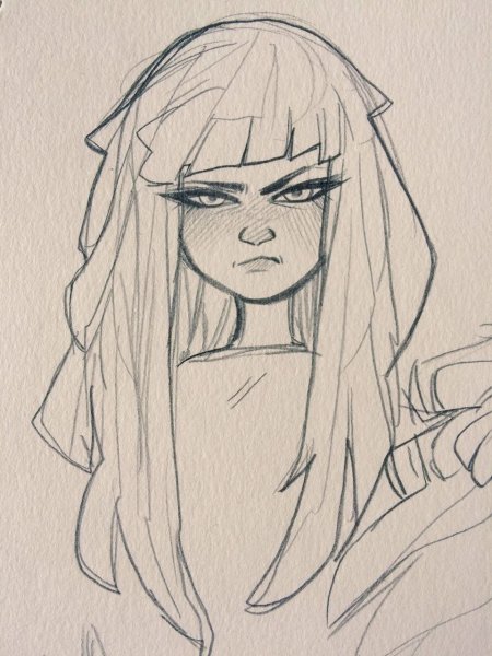 Грустный стиль рисования