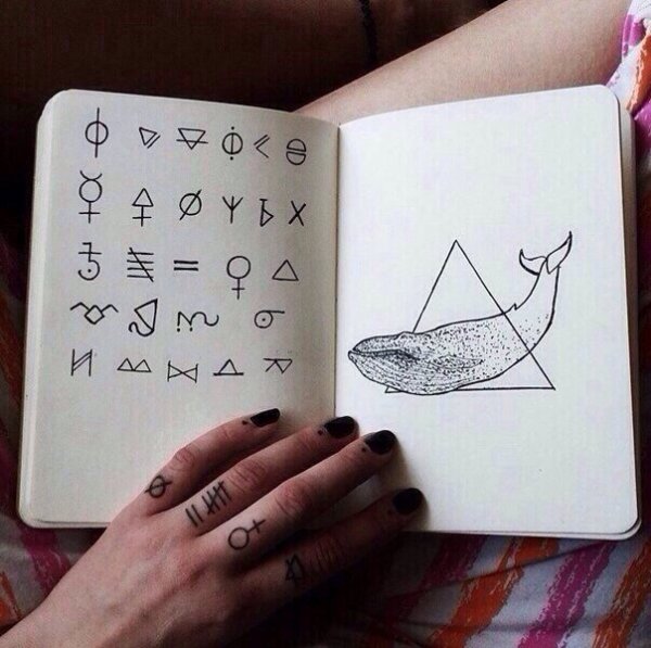 Рисунки для блокнота легкие