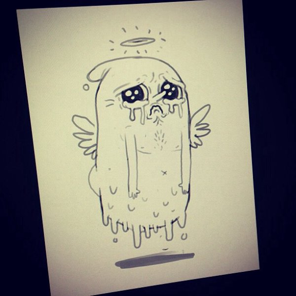 Рисунки для скетчбука для срисовки грустные