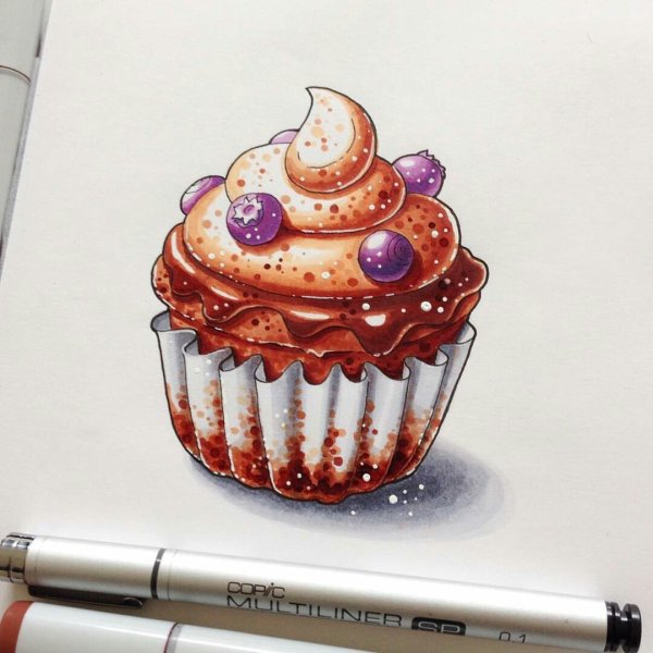 Кексики маркерами