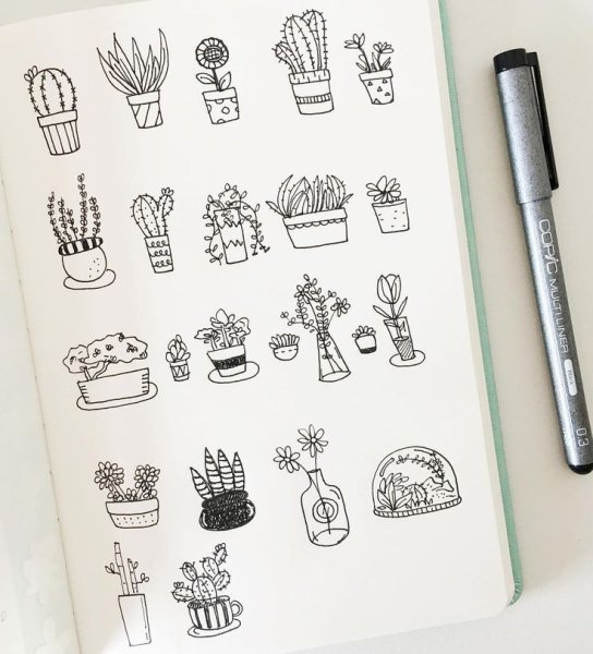 Маленькие рисунки для скетчбука