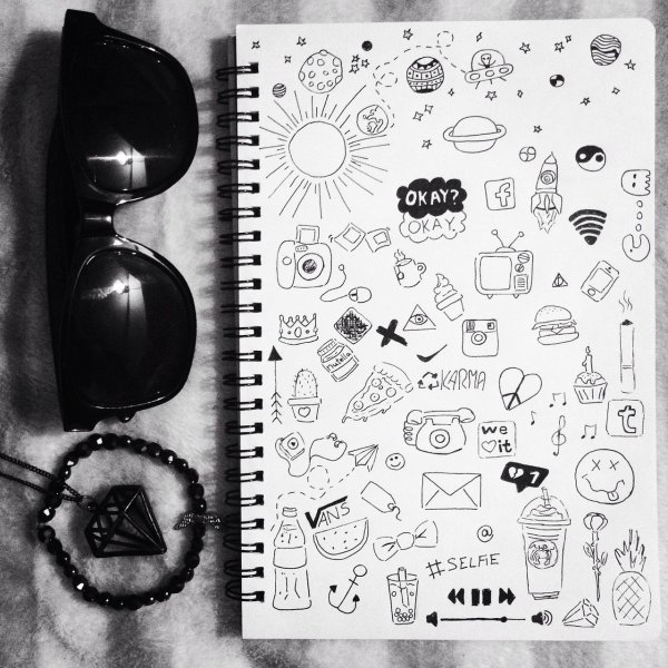 Маленькие рисунки для скетчбука