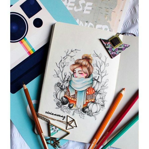 Скетчи цветные