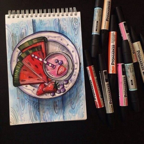 Цветные рисунки для артбука