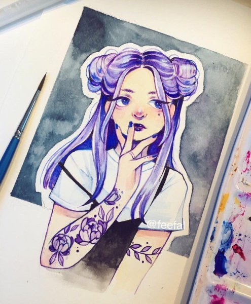 Стили рисования в скетчбуке