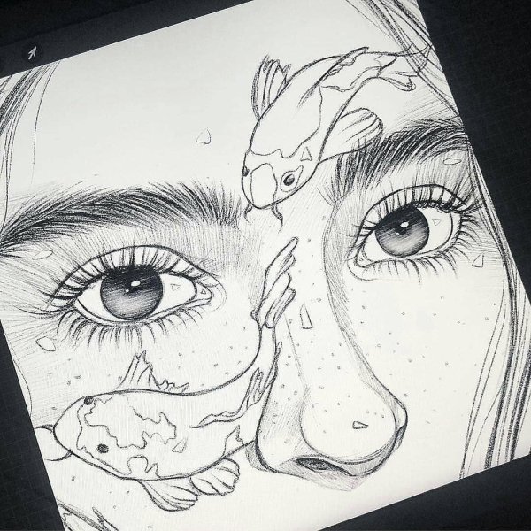 Лица в скетчбуке