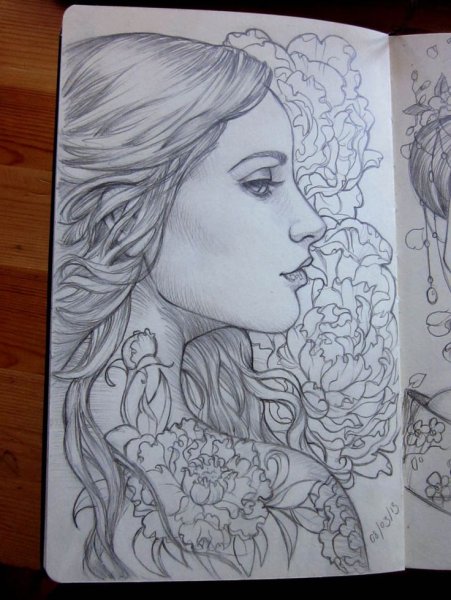 Красивые рисунки для скетчбука