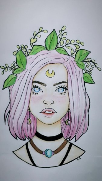 Рисунки для срисовки девушки