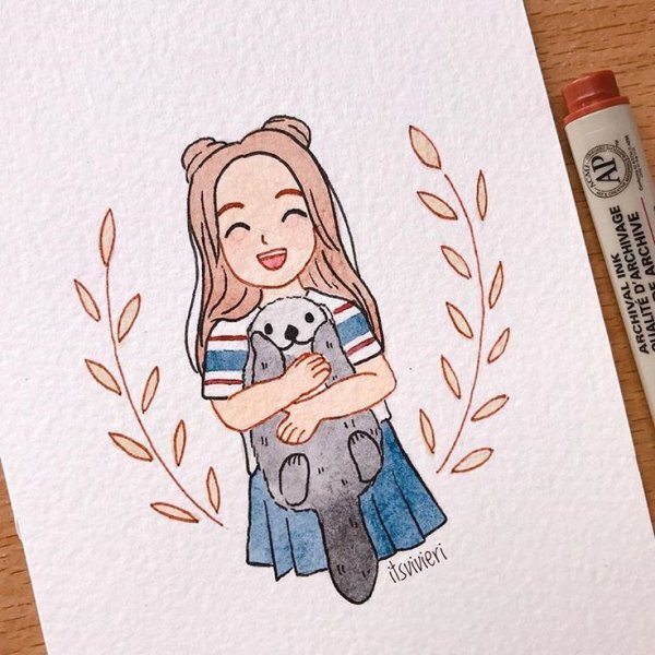 Рисунки для срисовки в скетчбук