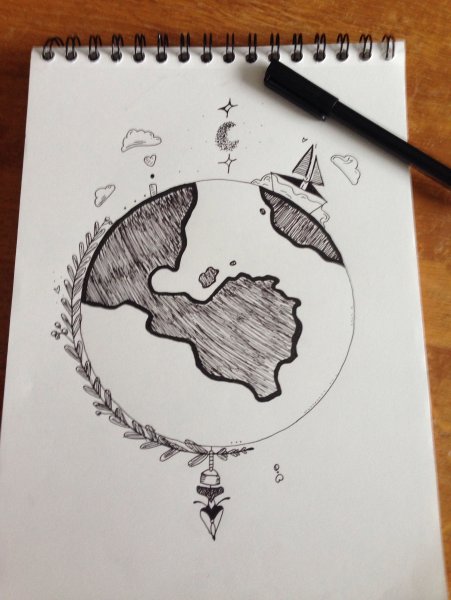 Рисунки для скетчбука лё