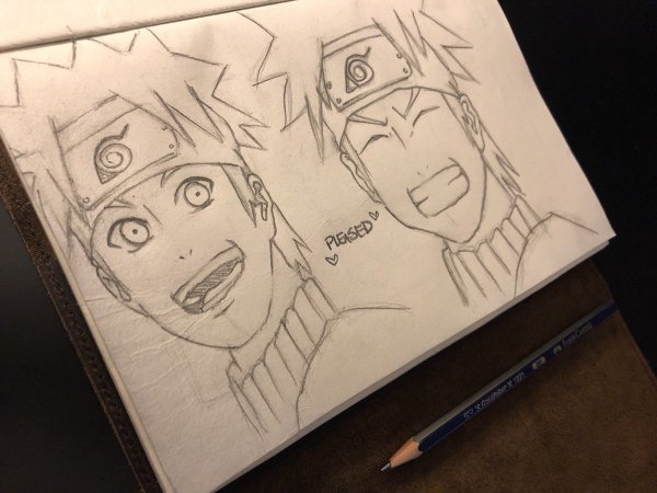 Скетчбук аниме Наруто