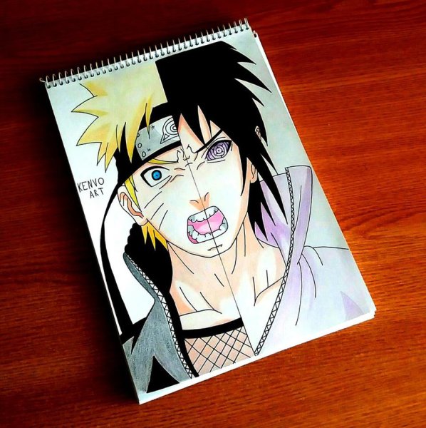 Наруто для скетчбука