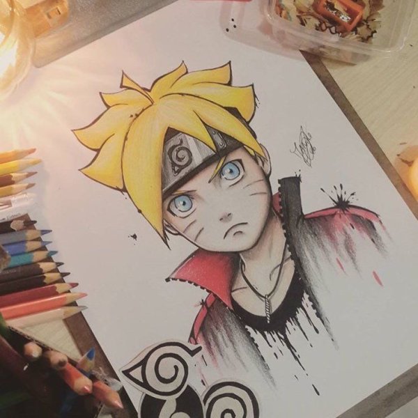 Скетчи Боруто Наруто