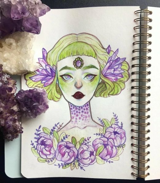 Рисунки в скетчбуке