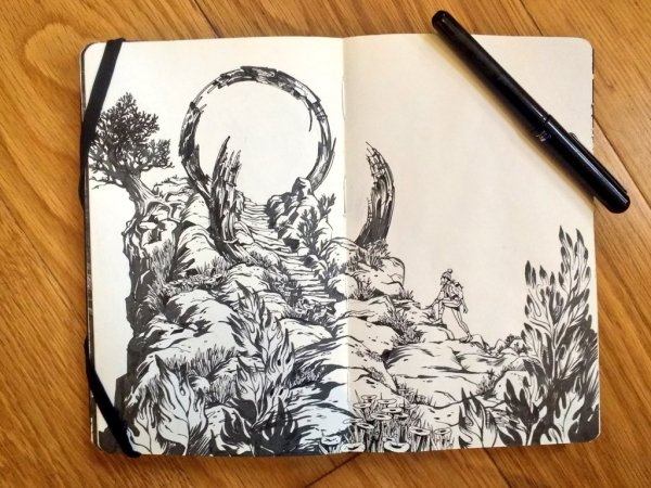 Декорации для скетчбука