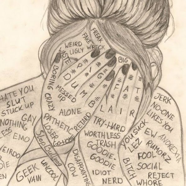 Рисунки карандашом грустные фразами