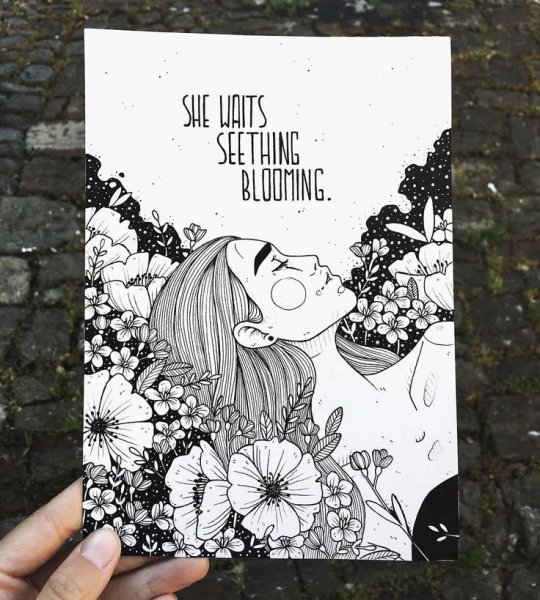 Душевные рисунки для скетчбука