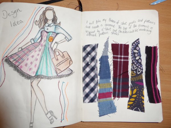 Одежда для скетчбука