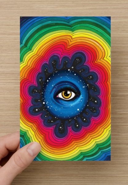 Радужные рисунки для скетчбука легкие