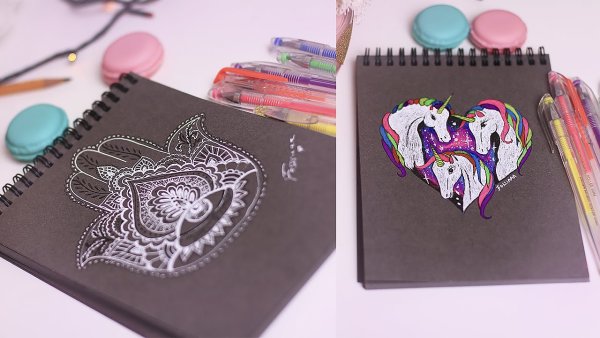 Скетчбук для рисования Радужный