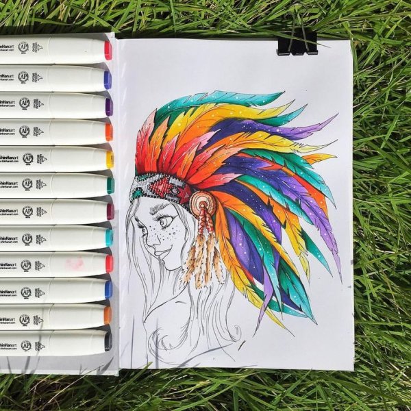 Скетчбук для маркеров