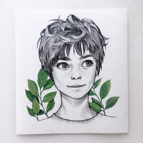 Рисунки в скетчбуке мальчики