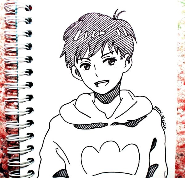 Рисунки для скетчбука аниме легкие